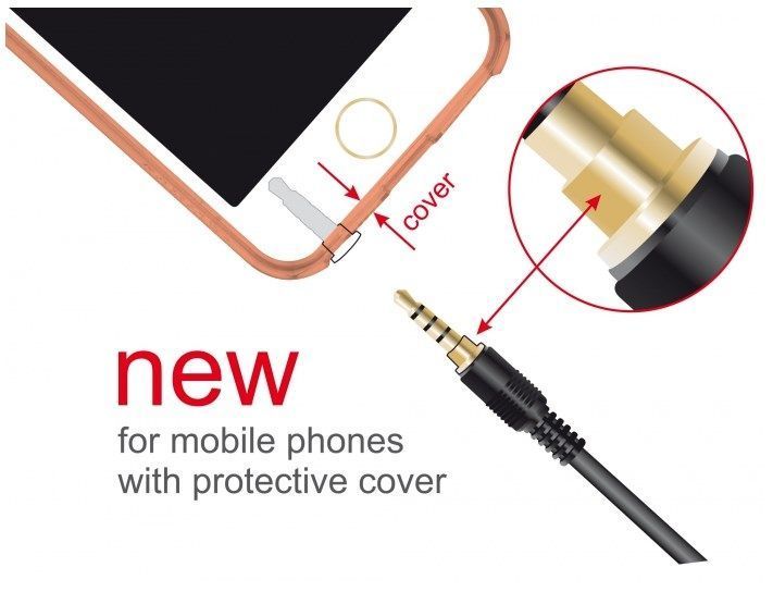 Кабель аудіо-подовжувач Jack 3.5mm 4pin M/F 3.0m Delock (70.08.5633) Long 1:1 AWG24 AUX Gold