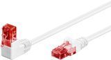 Патч-корд RJ45 UTP6 0.5m Goobay (75.05.1521) patch AWG25 1x90&deg; D=5.9mm PoE+ 75.05.1521 фото