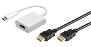 Кабель відео-сигнальний USB Type-C-HDMI M/M (HDMIекран) 5.0m Lucom (25.02.5199) (USB3.0) 1080p