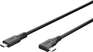 Кабель пристроїв USB Type-C M/M 2.0m Goobay (75.07.9431) (USB4) 40Gbps 100W 8K@60Hz 90&deg; 75.07.9431 фото
