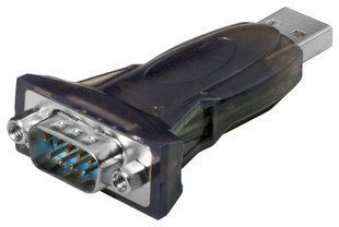 Перехідник обладнання USB2.0 A-COM(DB9) RS232 M/M Goobay (75.06.9822) адаптер Prolific Nut