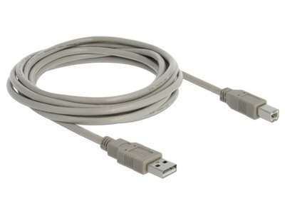 Кабель принтера USB2.0 A-B M/M 3.0m Delock (70.08.2216) AWG24+28 2xShielded D=4.5mm Cu 70.08.2216 фото