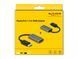 Перехідник відео DisplayPort-HDMI M/F (HDMIекран) Delock (70.06.3118) v1.4 8K@60Hz 0.2m DP/DP++