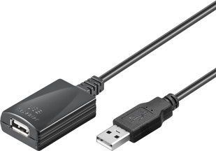 Подовжувач пристроїв USB2.0 A M/F (Active) 5.0m Goobay (75.06.8876) AWG24+28 каскад 4x 2xShielded 75.06.8876 фото