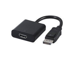 Перехідник відео DisplayPort-HDMI M/F (HDMIекран) Gutbay (78.01.4374) v1.1 1080p 0.15m D=6.0mm 78.01.4374 фото
