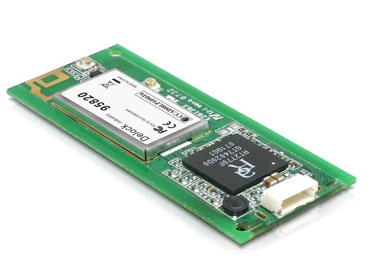 Перехідник мережевий USB2.0 A-WLAN 150Mb Delock(70.09.5820) 1T2R Industry Module 70.09.5820 фото