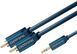 Кабель аудіо-адаптер Jack 3.5mm 3pin-RCAx2 M/M 10.0m ClickTronic (75.07.0471) Casual D=3.9+6.0mm 42xWires 75.07.0471 фото 4