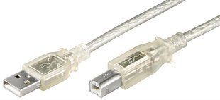 Кабель принтера USB2.0 A-B M/M 1.8m Goobay (75.03.4151) AWG28 Shielded D=3.1mm