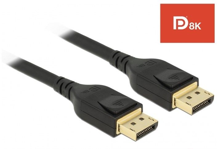 Кабель монітора-сигнальний DisplayPort M/M 5.0m Delock (70.08.5663) v1.4 8K@60Hz 19pin HDR Sertific 70.08.5663 фото