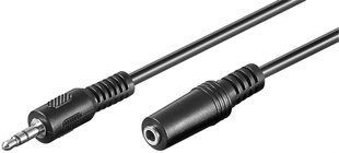 Кабель аудіо-подовжувач Jack 3.5mm 3pin M/F 3.0m Goobay (75.05.0432) Round Nickel D=4.0mm AUX Stereo 75.05.0432 фото