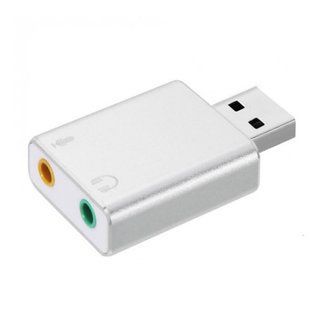 Перехідник аудіо USB2.0 A-Jack 3.5mm 3pinx2 M/F Lucom (62.09.8409) HIFI Magic Voice7.1CH 62.09.8409 фото
