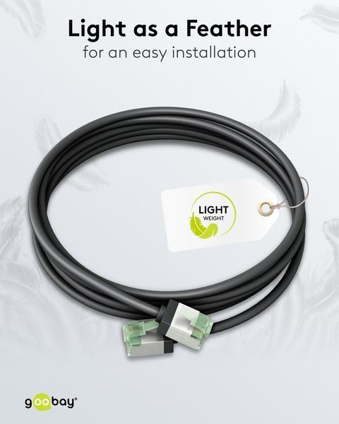 Патч-корд RJ45 FTP8.1 0.15m Goobay (75.07.4350) patch Slim Ultra Flexi PoE+ Cu 75.07.4350 фото
