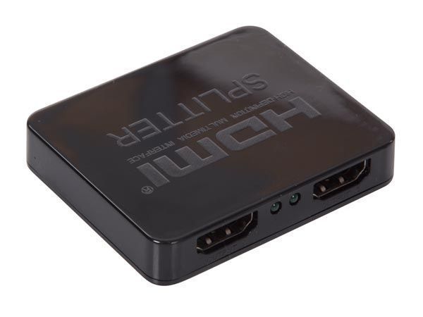 Перехідник відео HDMI 1x2 (Splitter) Lucom (62.09.8219) Act v1.4 4K@30Hz 3D USB-power