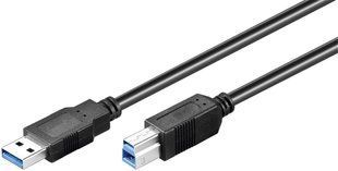 Кабель принтера USB3.0 A-B M/M 0.5m Goobay (75.09.5722) 2xShielded AWG28 D=5.0mm Cu 75.09.5722 фото