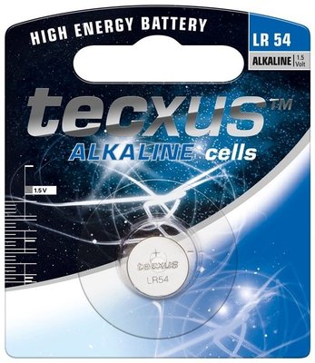 Аксесуари мобільні Батарейка Tecxus(75.02.3735) LR54 75mAh x1шт Alkaline AG10