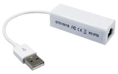 Перехідник мережевий USB2.0 A-RJ45 FastLAN M/F Lucom (62.09.8410) (USB2.0) 0.1m PC/Mac 62.09.8410 фото