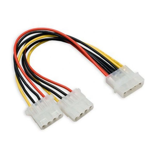 Кабель живлення внутрішній MoleX 1x2 M/F (Splitter) Lucom(62.09.8095) 0.20m 4pin Y-form 62.09.8095 фото