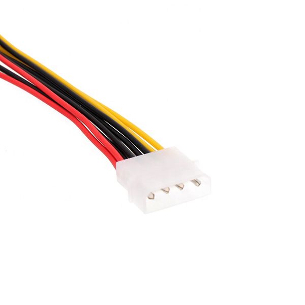 Кабель живлення внутрішній MoleX 1x2 M/F (Splitter) Lucom(62.09.8095) 0.20m 4pin Y-form 62.09.8095 фото