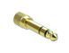 Перехідник аудіо Jack 3.5mm 3pin-6.3mm F/M Delock (70.06.5983) адаптер Stereo Metal Screw M8