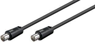 Кабель антенний RF:Coaxial M/M 5.0m Goobay (75.06.8150) 75 Ohm D=5.0mm 2xShielded 70dB 75.06.8150 фото