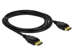 Кабель монітора-сигнальний DisplayPort M/M 2.0m Delock (70.08.2585) v1.2 4K@60Hz 20pin 3xS D=6.0m 70.08.2585 фото