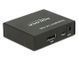 Перехідник відео DisplayPort 1x2 (Splitter) Delock (70.08.7691) v1.2a 4K@30Hz Metal Act