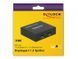 Перехідник відео DisplayPort 1x2 (Splitter) Delock (70.08.7691) v1.2a 4K@30Hz Metal Act