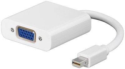 Перехідник відео DisplayPort mini-VGA HD15 M/F (VGA-екран) Goobay (75.05.1730) v1.1 1080p 0.2m MacBook/iMac... 75.05.1730 фото