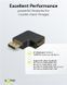 Перехідник відео DisplayPort M/F (адаптер) Goobay (75.07.7132) v2.1 8K@144Hz кутовий 90&deg; вліво 75.07.7132 фото 4