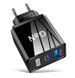 Перехідник живлення IEC(Schuko)-USB Type-C M/F Lucom (62.09.8398) PD3.0 65W QC3.0 адаптер