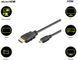 Кабель відео-сигнальний HDMI-micro M/M 2.0m Goobay (75.03.4297) HS+HEC D=4.2mm Gold 3D 4K ARC