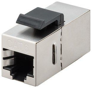 Перехідник мережевий RJ45 STP6 F/F Delock (70.08.6141) Keystone module