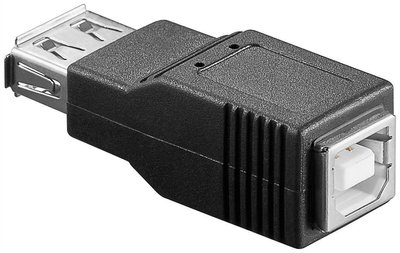 Перехідник обладнання USB2.0 A-B F/F Lucom (62.09.8153) адаптер прямий 62.09.8153 фото