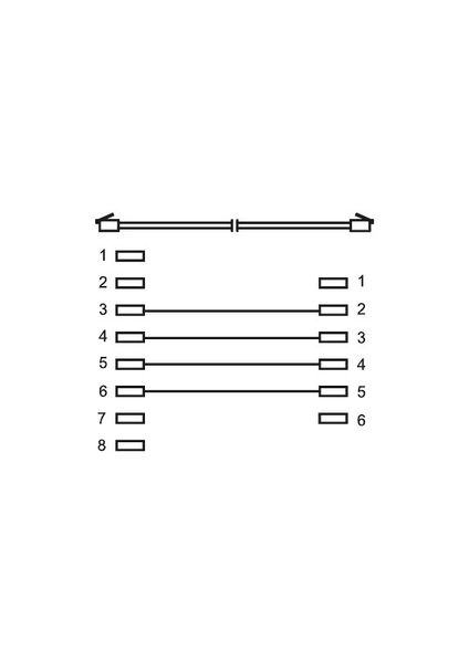 Кабель телефонний RJ11-RJ45 U/UTP M/M 3.0m Goobay (75.09.3061) модульний телефонний 6P4C/8P4C 75093061 фото