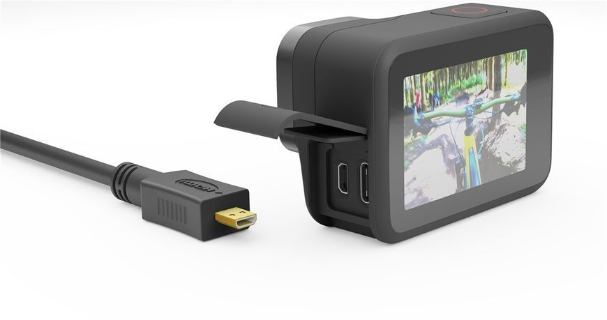Кабель відео-сигнальний HDMI-micro M/M 5.0m Goobay (75.05.3787) v2.0 4K@60Hz D=5.5mm Gold 75.05.3787 фото