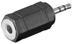 Перехідник аудіо Jack 2.5mm 3pin-3.5mm 3pin M/F Goobay (75.01.1897) адаптер прямий Stereo Plastic 75.01.1897 фото
