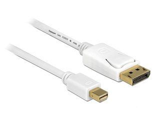 Кабель монітора-сигнальний DisplayPort-mini M/M 7.0m Delock (70.08.3485) v1.2 4K@60Hz 19p D=6.0mm Gold Cu 70.08.3485 фото