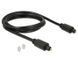 Кабель аудіо оптичний Toslink 1.0m Delock (70.08.2887) D=5.0mm Optical S/PDIF 70.08.2887 фото 2