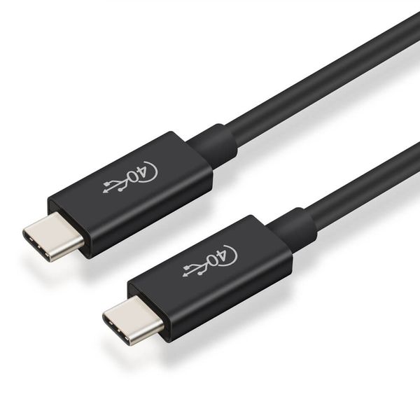 Кабель пристроїв USB Type-C M/M 1.0m Goobay (75.06.0200) (USB4 Gen3x2) 40Gbps 100W Cu 75.06.0200 фото