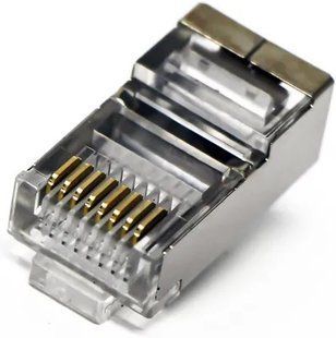 Роз'єм RJ45 STP5e-конектор Lucom (62.09.8571) AWG24-26 Gold 62.09.8571 фото