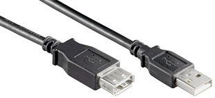 Кабель пристроїв-подовжувач USB2.0 A M/F 1.8m Goobay (75.03.3071) AWG24+28 2xShielded Cu