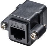 Перехідник мережевий RJ45 UTP5e F/F Goobay (75.07.2361) адаптер монтажний 8P8C Gold 75.07.2361 фото