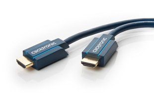 Кабель монітора-сигнальний HDMI M/M 0.5m ClickTronic (75.07.0300) v2.0 4K@60Hz D=6.0mm Casual Cu 75.07.0300 фото