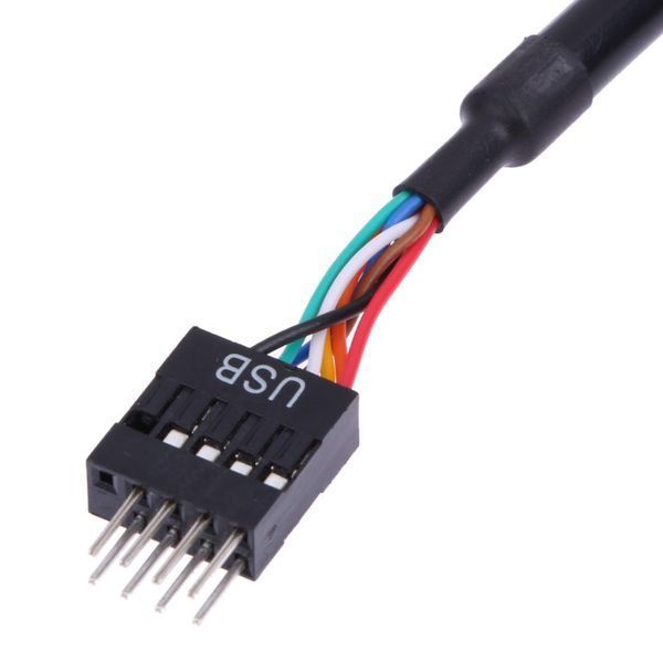 Кабель живлення внутрішній USB3.0 Pinheader-2.0 F/M Lucom (62.09.8104) (20p-9pin) 0.15m 62.09.8104 фото