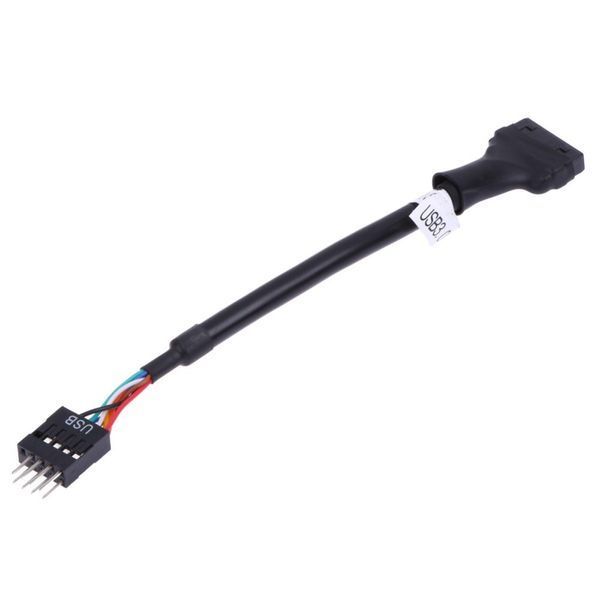 Кабель живлення внутрішній USB3.0 Pinheader-2.0 F/M Lucom (62.09.8104) (20p-9pin) 0.15m 62.09.8104 фото