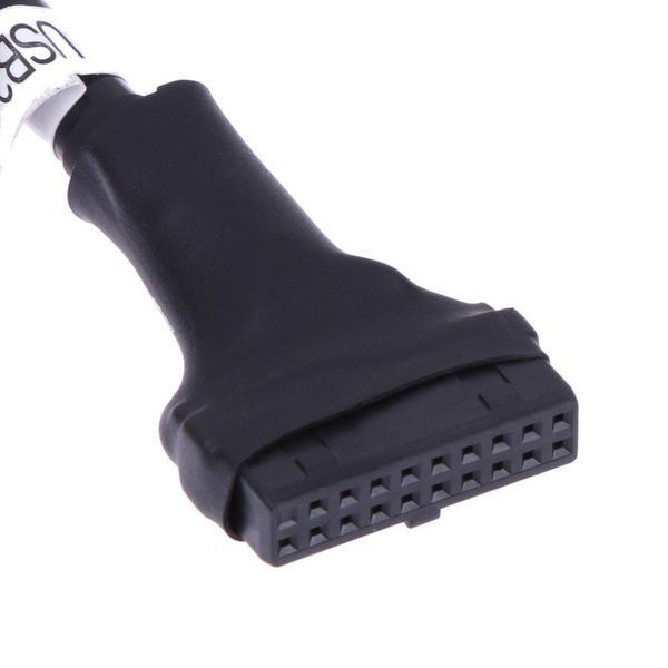 Кабель живлення внутрішній USB3.0 Pinheader-2.0 F/M Lucom (62.09.8104) (20p-9pin) 0.15m 62.09.8104 фото