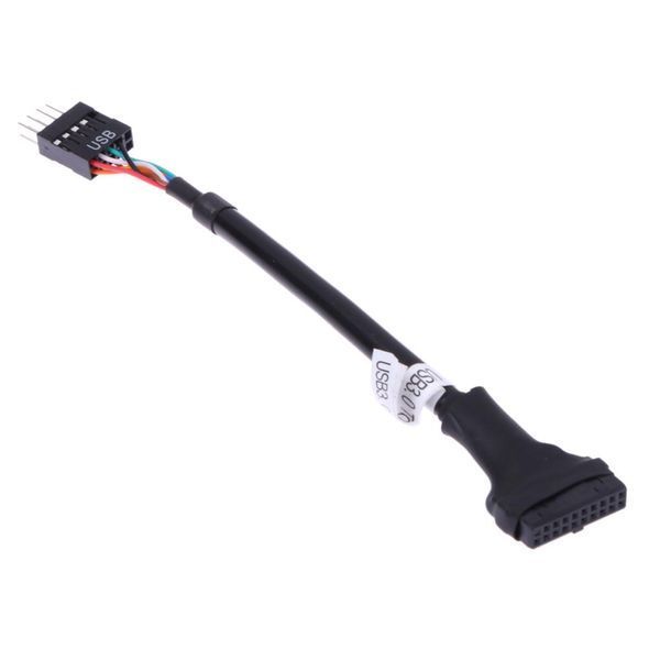 Кабель живлення внутрішній USB3.0 Pinheader-2.0 F/M Lucom (62.09.8104) (20p-9pin) 0.15m 62.09.8104 фото