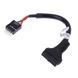 Кабель живлення внутрішній USB3.0 Pinheader-2.0 F/M Lucom (62.09.8104) (20p-9pin) 0.15m 62.09.8104 фото 1